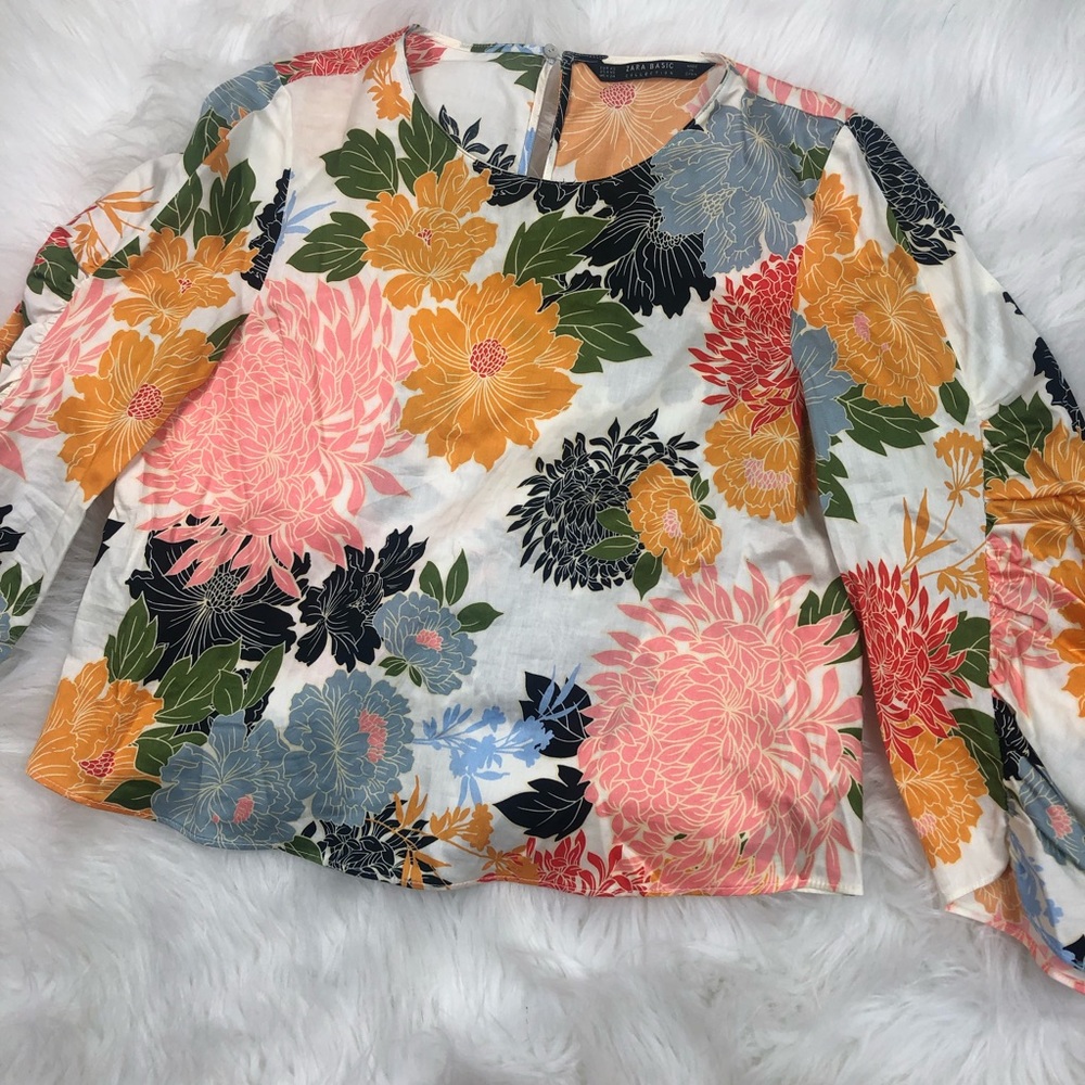 Zara Floral Top